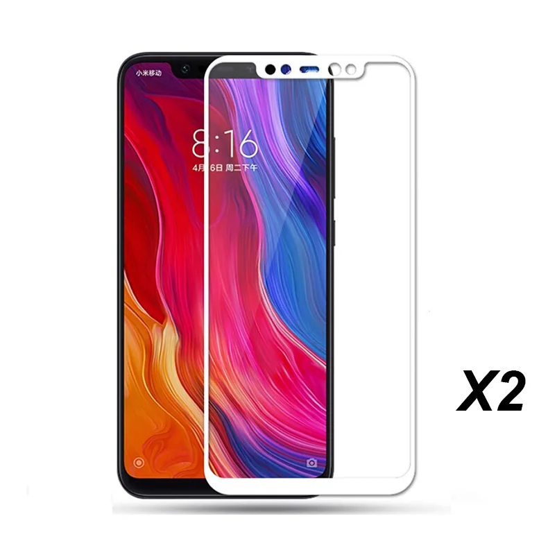 2-Pack предварительно защитное стекло на для Xiaomi Mi 8 Lite Mi 8 Mi 9 Se Mi9 стекло для сяоми ми 8 лайт ми 9 se ГБ 4 ГБ 64 защитной Стекло на для сяоми ми a2 лайт ксиоми a2 лайт / Xiomi Mi A2 Lite miA2