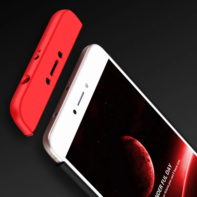 Luxury Case for Xiaomi Redmi 4x 360 Full Protection Anti-knock 3 in Hard Cover 4X Coque Fundas | Мобильные телефоны и