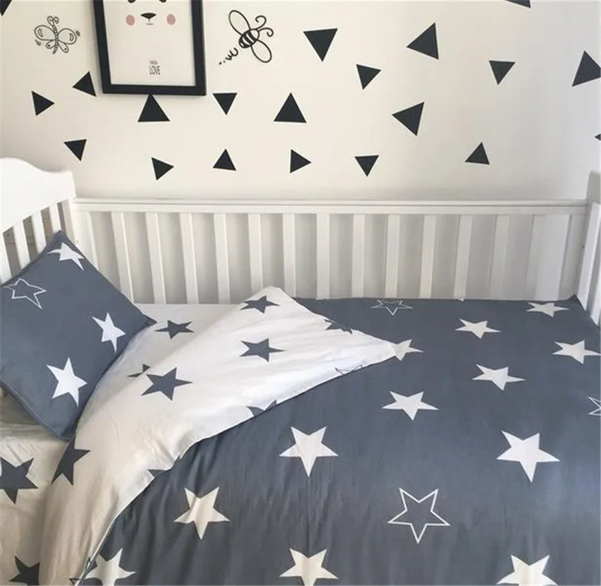 Комплект постельного белья из 3 предметов хлопковый мягкий пастырский с принтом