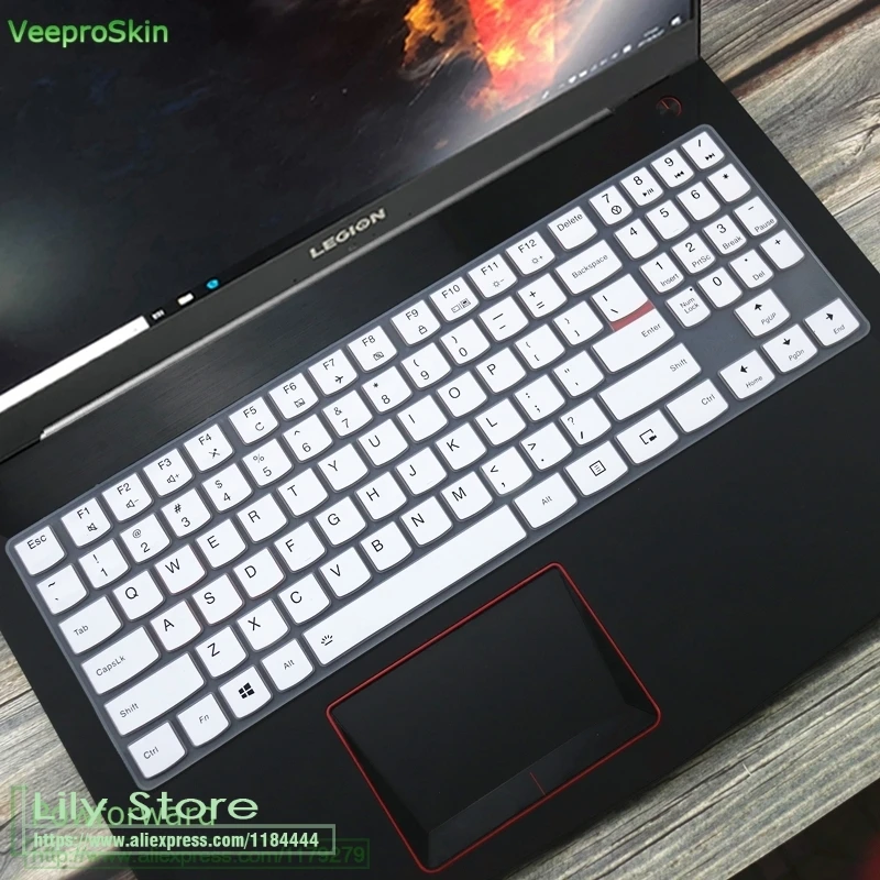 Силиконовая клавиатура защитная оболочка покрытие для lenovo Легион Y720 Y540 Y530 Y520 R720 Y7000 15,6 ''/Y730 Y740 17,3''