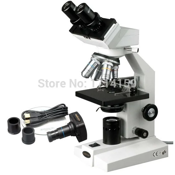 USB микроскоп -- AmScope поставляет 40X-2000X бинокулярный + 3MP Цифровая камера мех. Сцена |
