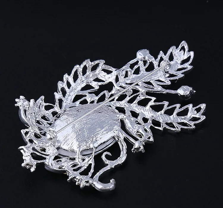 Новинка 2017 модная изящная женская булавка с полным цветочным орнаментом|rhinestone