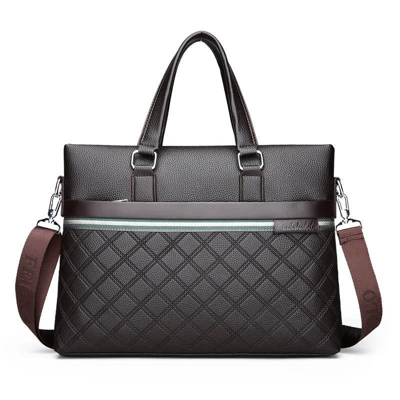 Новинка 2019 роскошный мужской портфель из искусственной кожи деловой сумка на