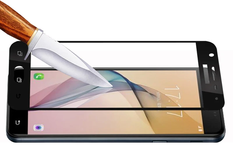Защитная пленка для экрана стекла Samsung Galaxy J2 2016 закаленное стекло J210 полное