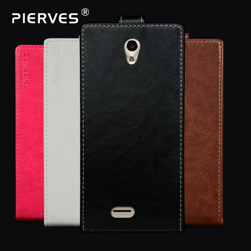 Флип чехол Pierves с отделением для карт Роскошный Prestigio Muze B3 B5 B7 X5 Lte C5 C7 J3 H3 G3