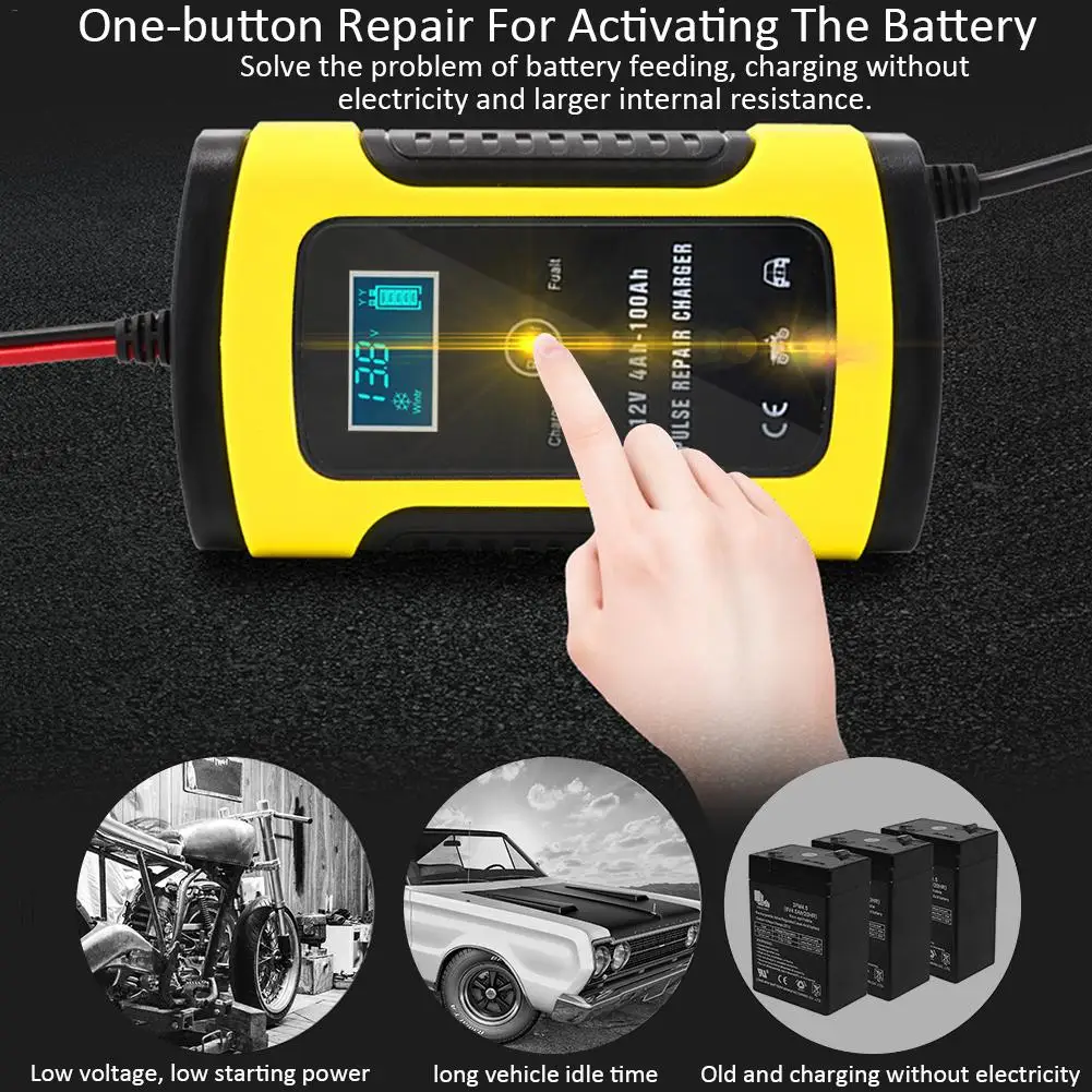 Полностью автоматическая машина для автомобиля Батарея Зарядное устройство 110