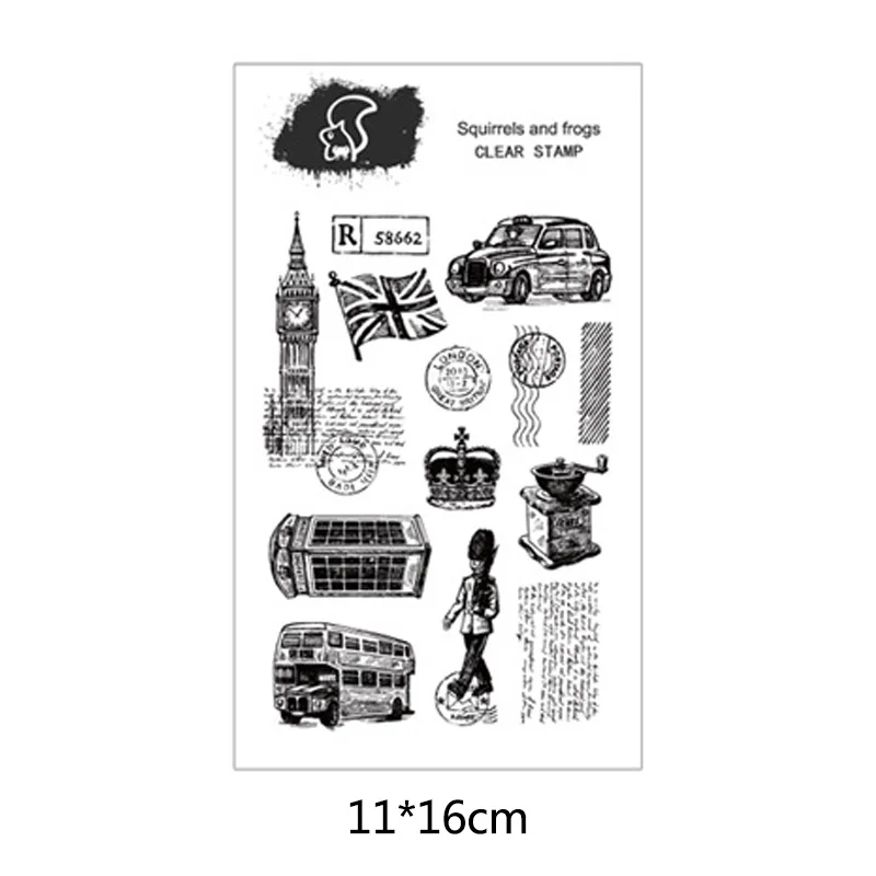 clear stamp4 Винтажные прозрачные штампы животные девушка часы резиновые штампы/печать для diy бумажные карточки для скрапбукинга изготовление украшения инструменты ремесло штамп - Цвет: clear stamp4