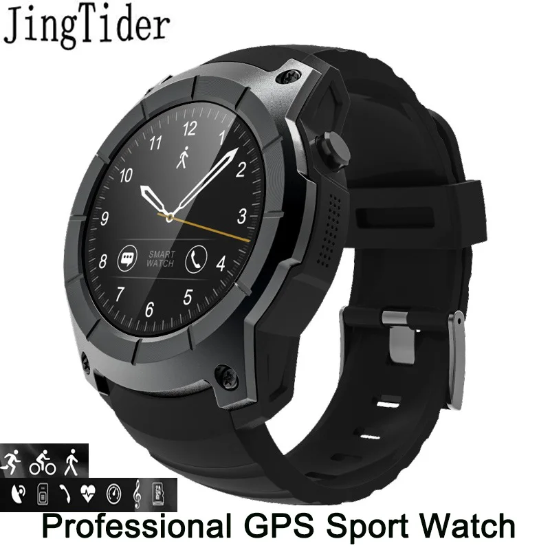 Умные часы JingTider S958 с GPS профессиональные спортивные пульсометр барометр цветной