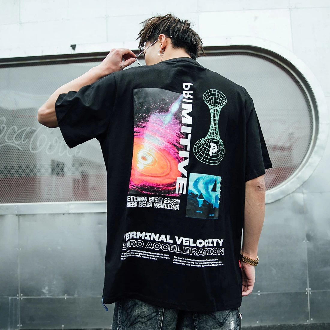 Aelfric 2019 Women Hip Hop T Shirt Creative Outer Space Printed T-Shirt Harajuku Streetwear Tshirts Cotton Summer Short Sleeve | Женская