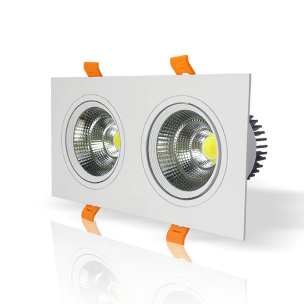 Встроенная решетка Led COB bean gall light 7 Вт 10 12 20 30 Двухточечные три фары LED AR111