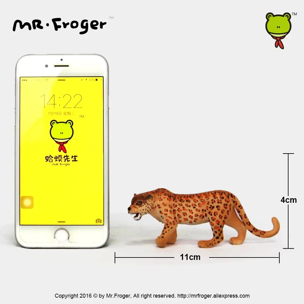Mr.Froger Гепард модель игрушки дикие животные набор игрушек зоопарк Моделирование