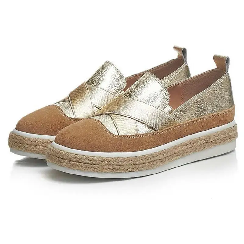 Новинка 2020 года Женские лоферы без застежки Обувь из натуральной кожи на плоской