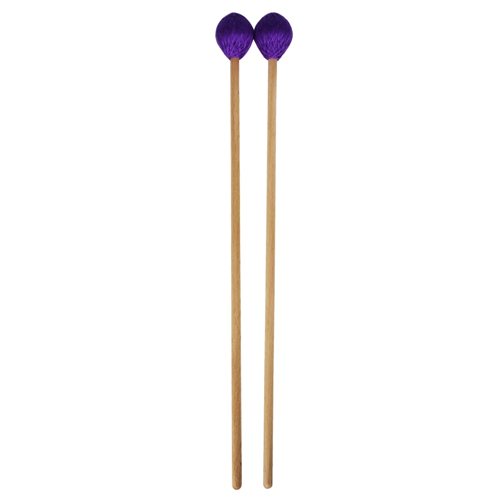 Темно-синий 1 пара Середина Marimba палка молоток ксилофон Glockensplel молоток с ручки из бука ударный инструмент Аксессуары молотки - Цвет: Темно-синий