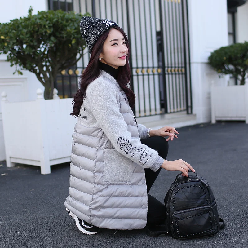 2018 Новинка весны Куртка парка Для женщин зимнее пальто s средней длины с