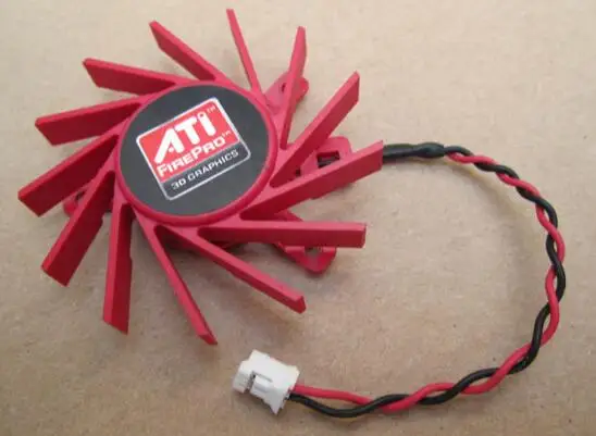 Вентилятор для видеокарт ATI HD5550, 5570, 5670, V4800, PLB05710S12HH, 2 линии