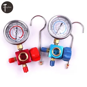 1 шт. синийкрасный R410A R22 R134A хладагент высокогонизкого давления 14 ''Авто кондиционер воздуха хладагент манометр