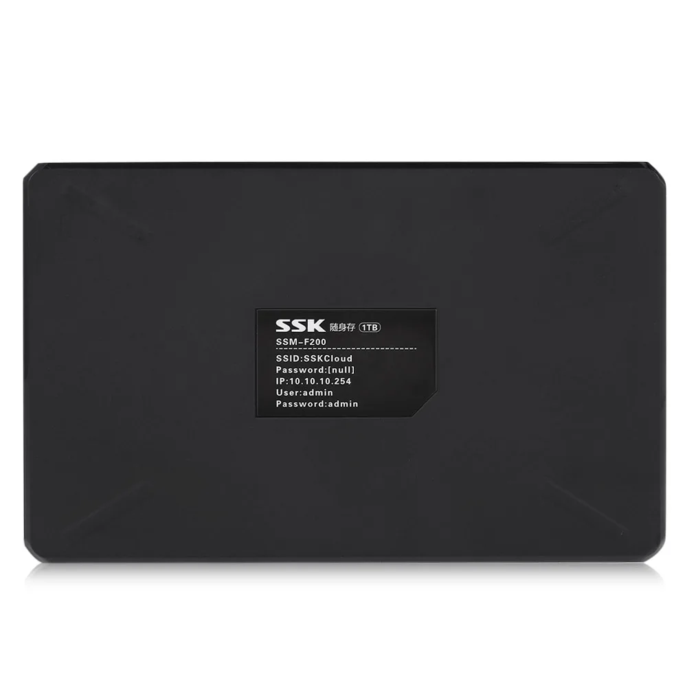 SSK SSM F200 Портативный 1 ТБ облачного хранения 300 Мбит/с беспроводной Wi Fi Внешние
