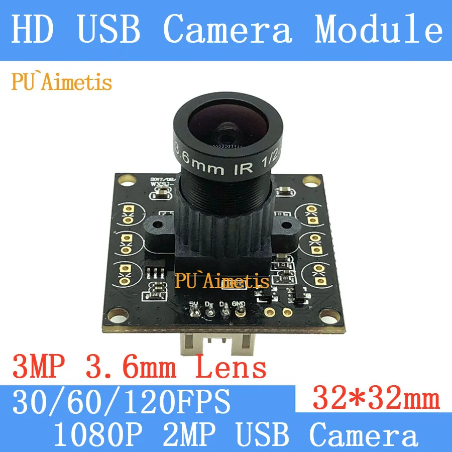 Нулевое искажение 2MP 30FPS UVC MJPEG USB камера модуль съемки широкий динамический распознавание лица 1080P IMX819/AR0230 Поддержка аудио