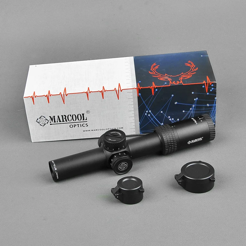 MARCOOL 1-6x24 ИК оптический прицел короткий точечный прицел охотничий прицел Снайпер страйкбол охота