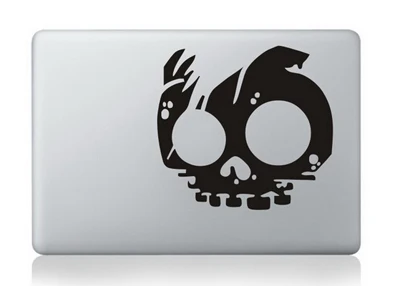 MB black-Part C (94) Мультяшные наклейки на ноутбук для Macbook Air 13 11 retina Pro 13 15,4 дюймов смешные наклейки черные ПВХ частичные наклейки на кожу - Цвет: MB black-Part C (94)