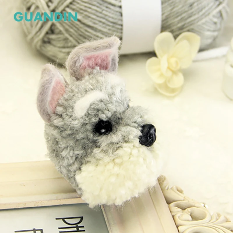 Шерстяная войлочная пряжа для собак GUANDIN Schnauzer животных ручной работы новый