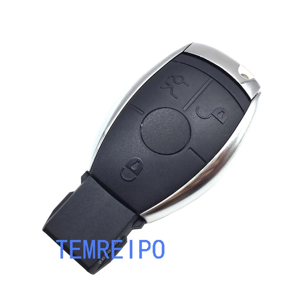 

10 шт./лот 3-кнопочный корпус для дистанционного ключа с необработанным лезвием для Mercedes Benz (европейский стиль) сменный корпус для входного ключа