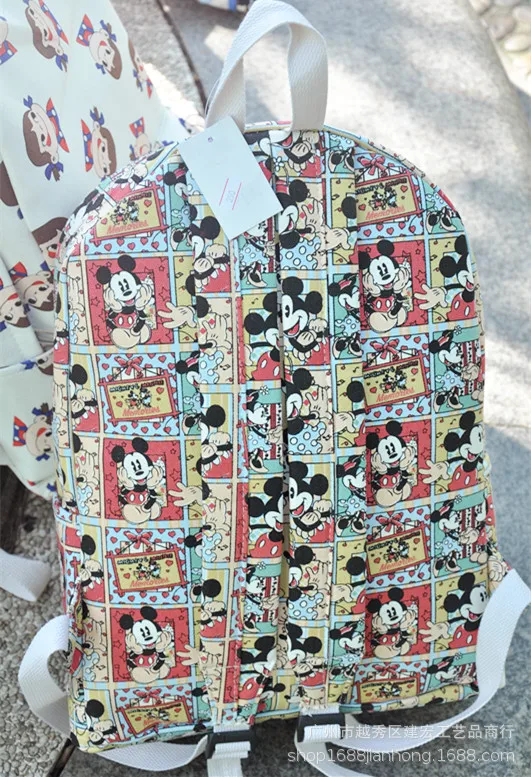 Disney Микки Маус мультфильм childrenl рюкзак мешок для школы сумка для отдыха начальной школы студент способа сумки Дорожная