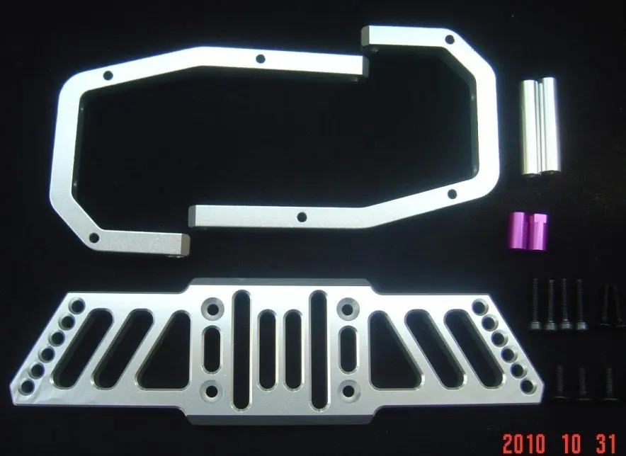 

baja 5b alloy rear bumper set fit HPI rovan KM 851241