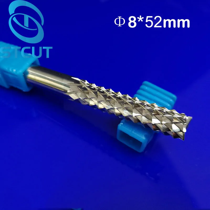 6*22mm Corn Teeth End Mill Milling Cutter CNC Bits PCB Circuit  HDF Fiber Glass 