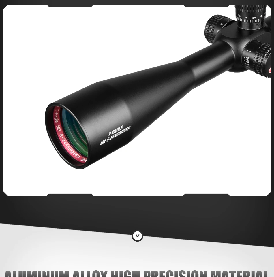 T-Eagle MR SFFFP 6-24x50 охотничий прицел, первый фокусный прицел с духом уровня, тактический дальний прицел для винтовок