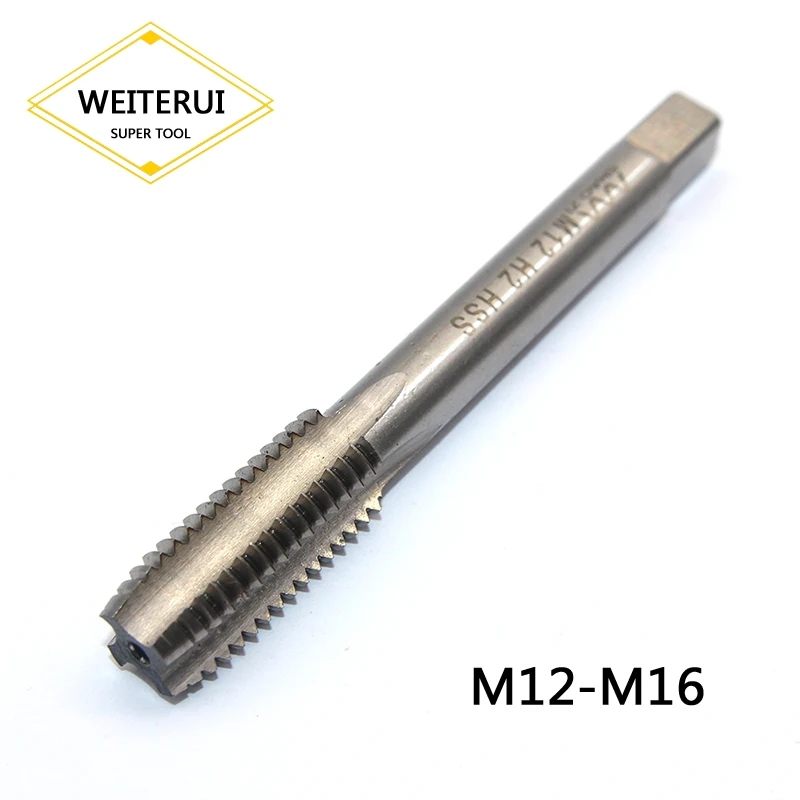1 шт. высокоскоростной стальной метрический станок прямая Флейта HSS Tap M12 M14 M16 x мм 25