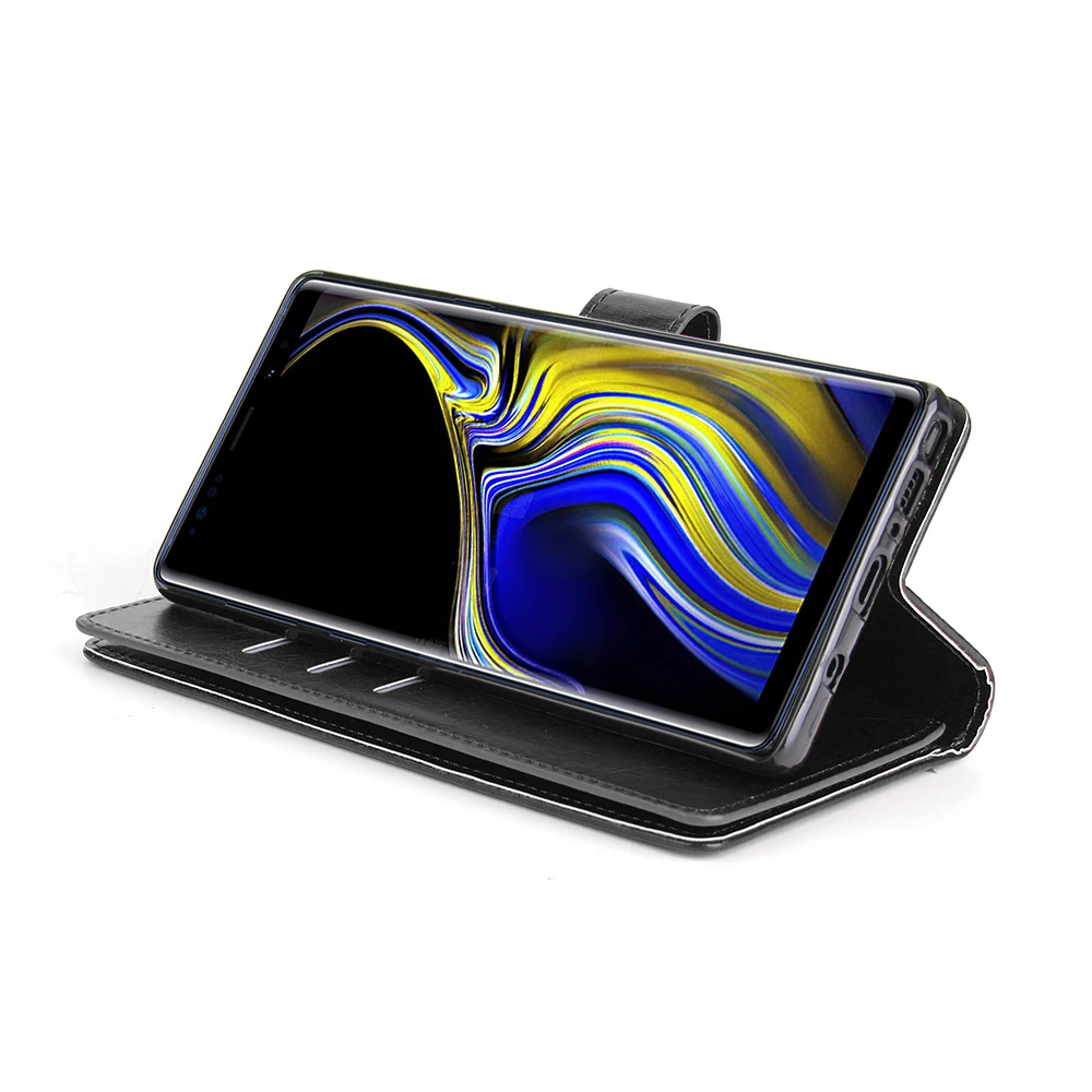 IMIDO Роскошный кожаный флип-чехол для телефона Samsung Galaxy Note 8 кошелек с девятью