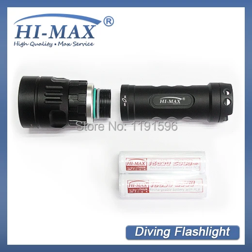 Фонарь набор подводных фонарей для дайвинга hi-max X5 XM-L2 люмен светодиодный
