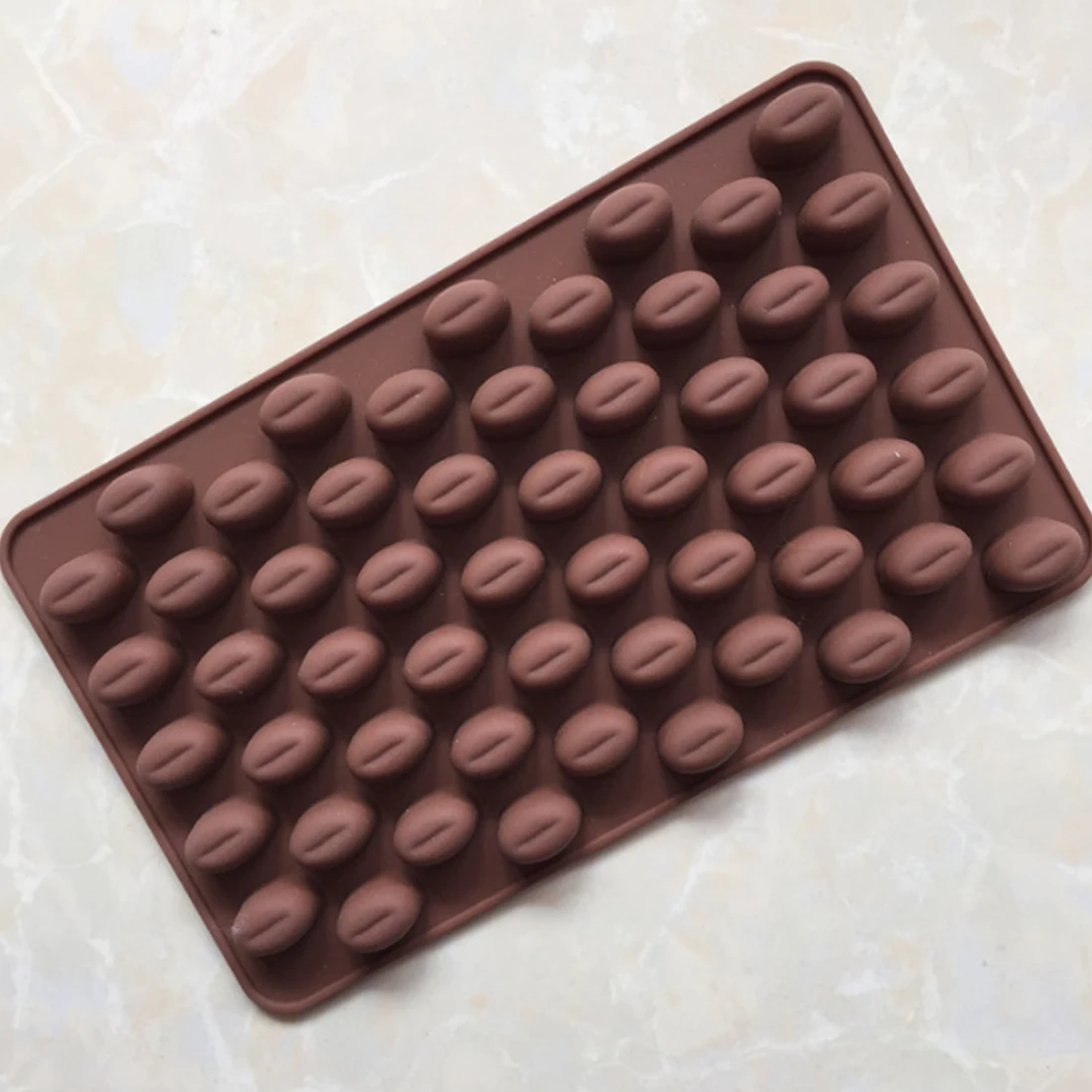 Силиконовые формы для шоколада силиконовые 55 полости Мини кофейные бобы