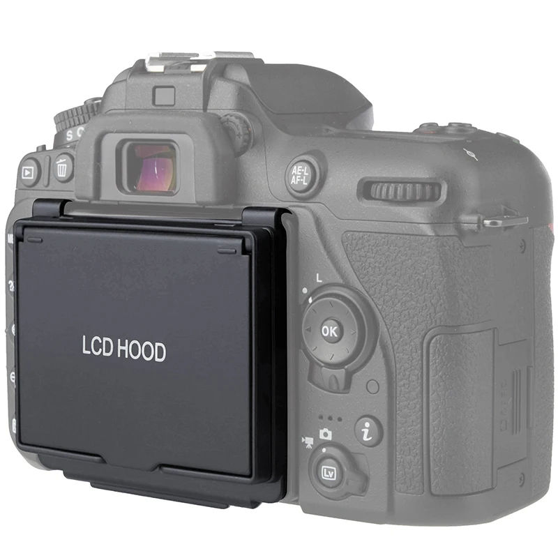 

LU D7500-L Защита ЖК-экрана всплывающий солнцезащитный козырек для ЖК-дисплея Защитная крышка для цифровой камеры nikon D7500