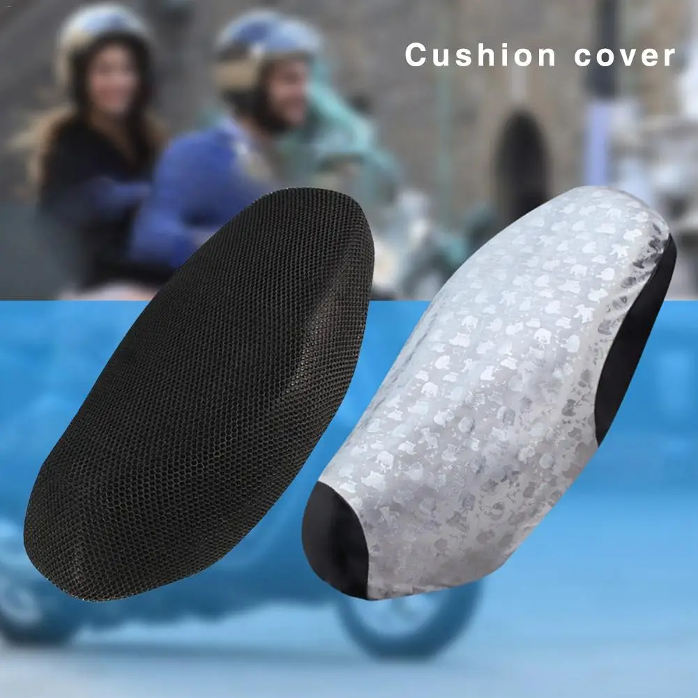 

Мотоциклетная трехслойная подушка из искусственной кожи с защитой от солнца, защитные 3D наклейки от солнца, дышащая водонепроницаемая защи...