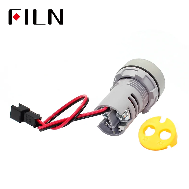 FL1P 22NA NN 1 0 100A цифровой амперметр измеритель тока светодиодный индикатор квадратная сигнальная лампа AC 220V