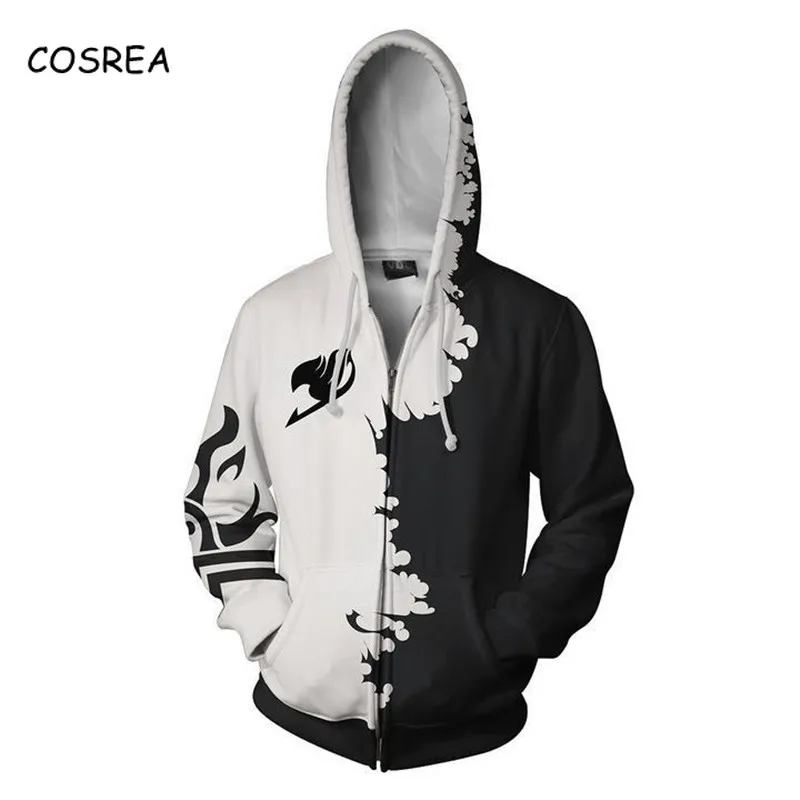 Свитшоты Cosrea с рисунком сказочного хвоста повседневное пальто одежда худи