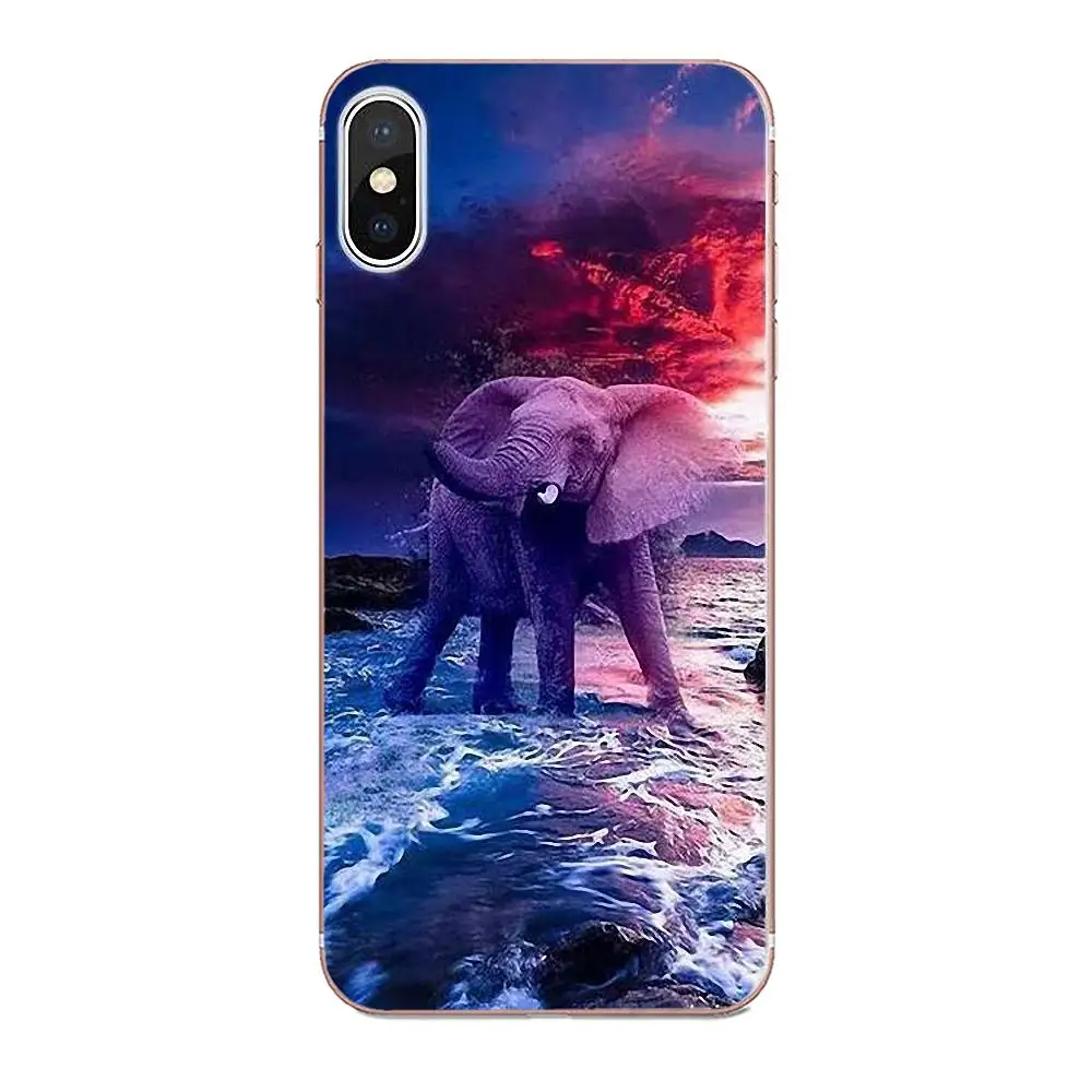 ТПУ чехлы накладки для Xiaomi Note 3 4 Mi3 Mi4 Mi4C Mi4i Mi5 Mi 5S 5X6 6X A1 Max Mix 2 Cute Elephant