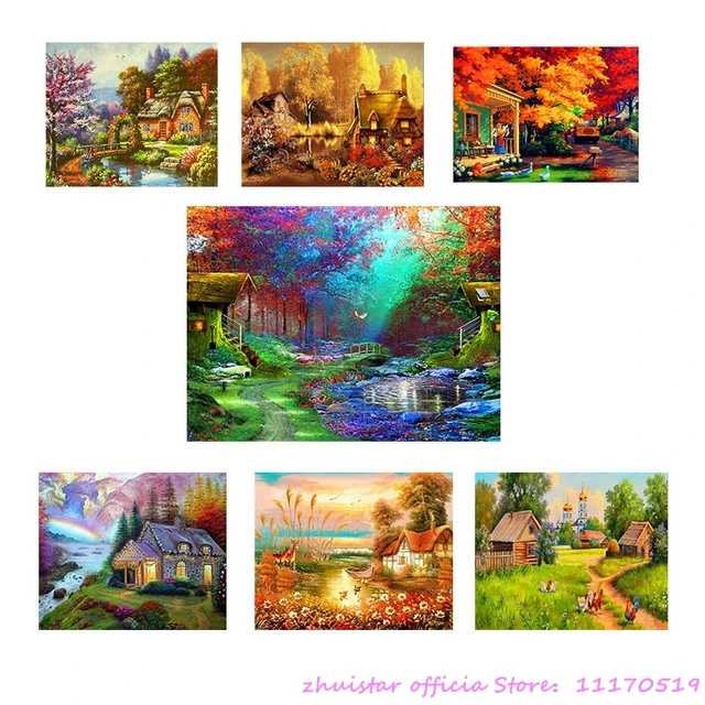 diamond embroidery cross-stitch Cartoon rabbit family painting rhinestones pictures mosaic decoration home | Дом и сад
