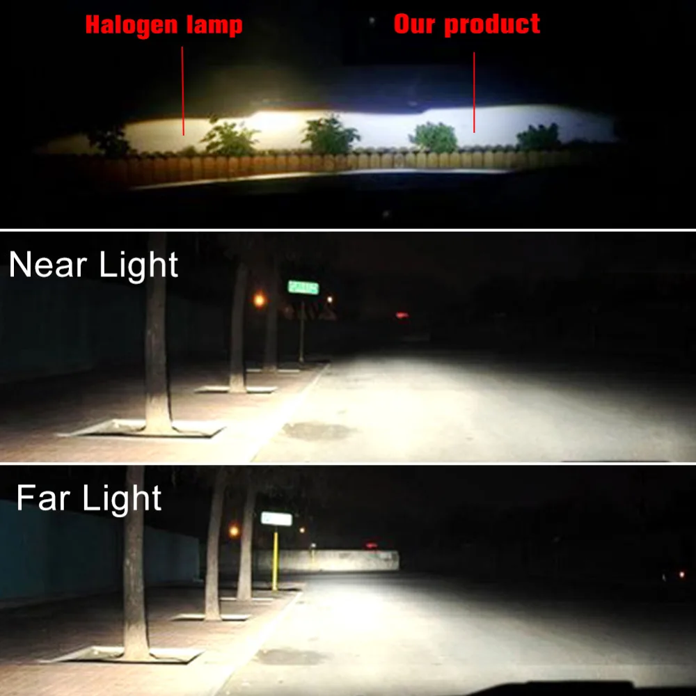 Автомобильные светодиодные передние фары H7 H4 лампы LED H1 H8 H11 H15 H16(JP) HB3 9005 HB4 9006 9012