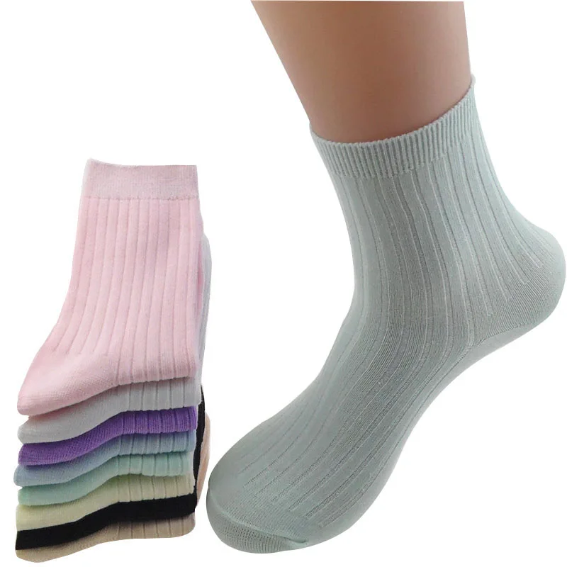 Носки женские из бамбукового волокна 6 пар весна лето|fashion woman socks|women fashion sockswomen socks