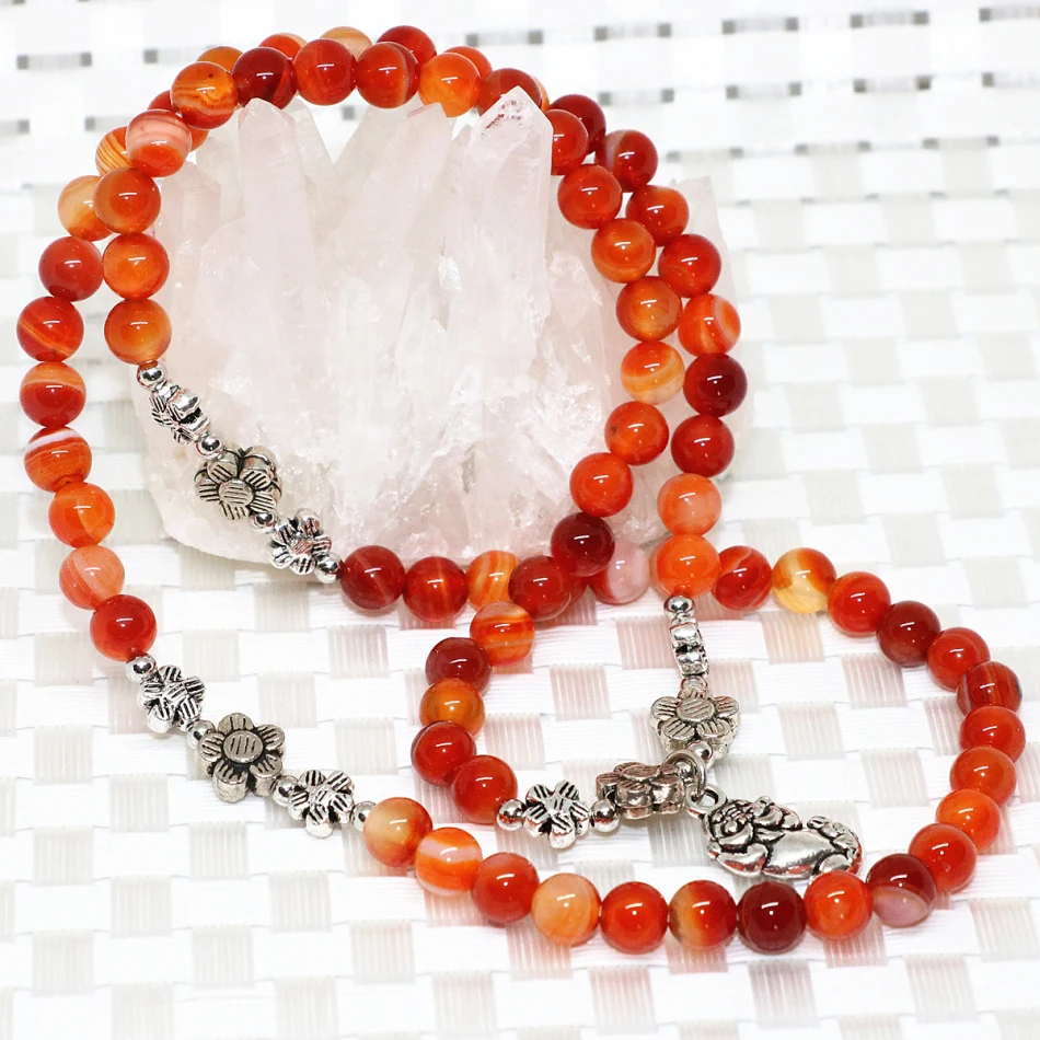 Модные украшения натуральные красные вены агат оникс камень сердолик