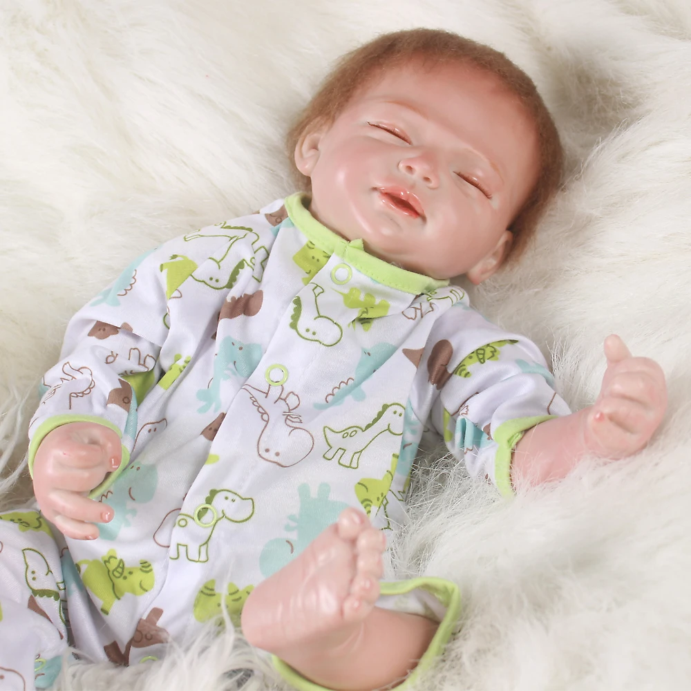Куклы bebe Reborn 20 дюймов 50 см силиконовая кукла реборн для малышей новорожденных