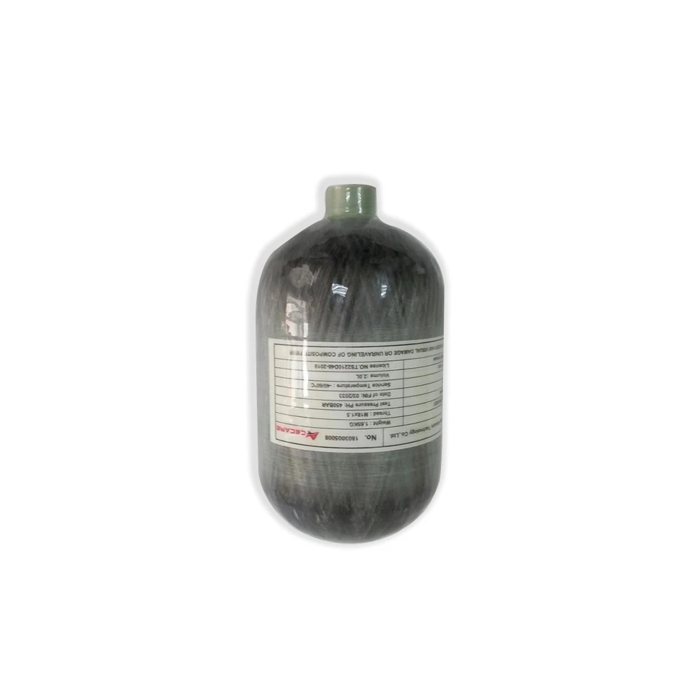 Acecare 2L Hpa короткий пневматический баллон Pcp цилиндр высокого давления M18 * 1 5 4500Psi