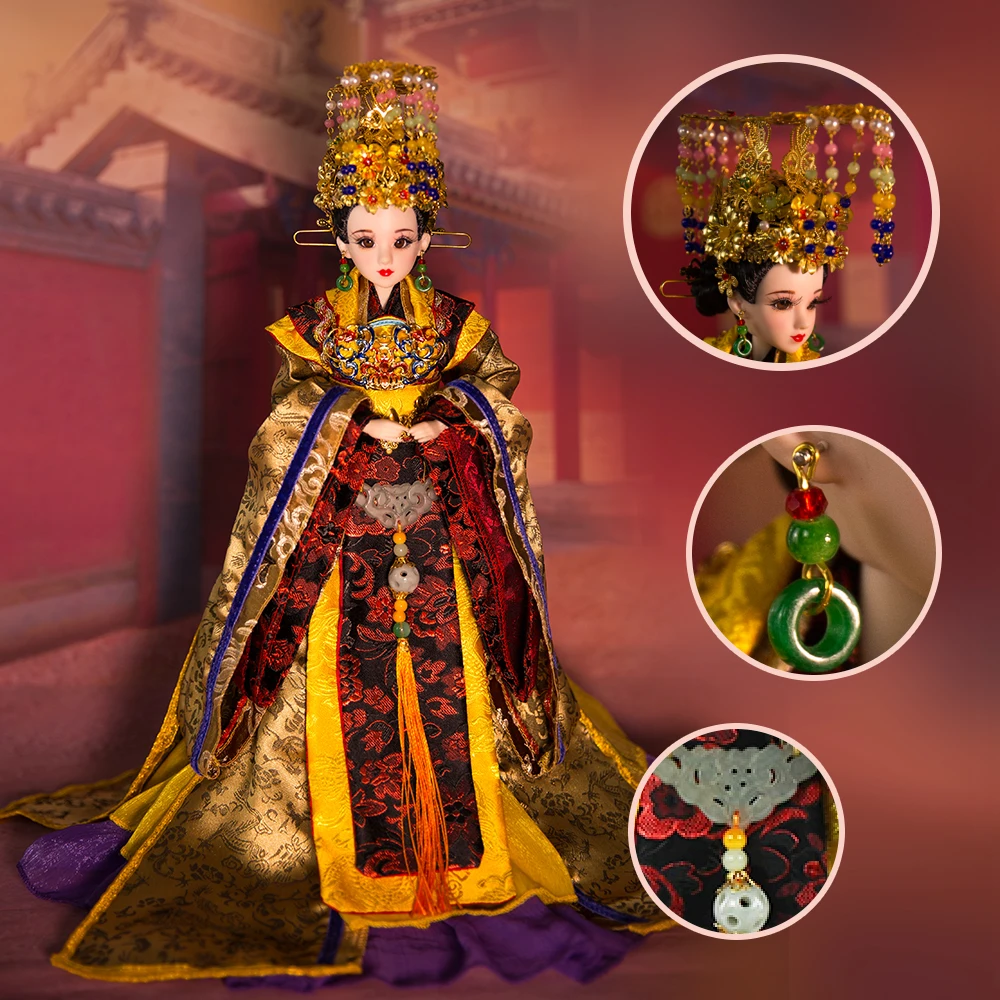 Fortune Days Подлинная Восточная Подвеска Костюм Кукла 1/6 как BJD куклы императрица Ву с