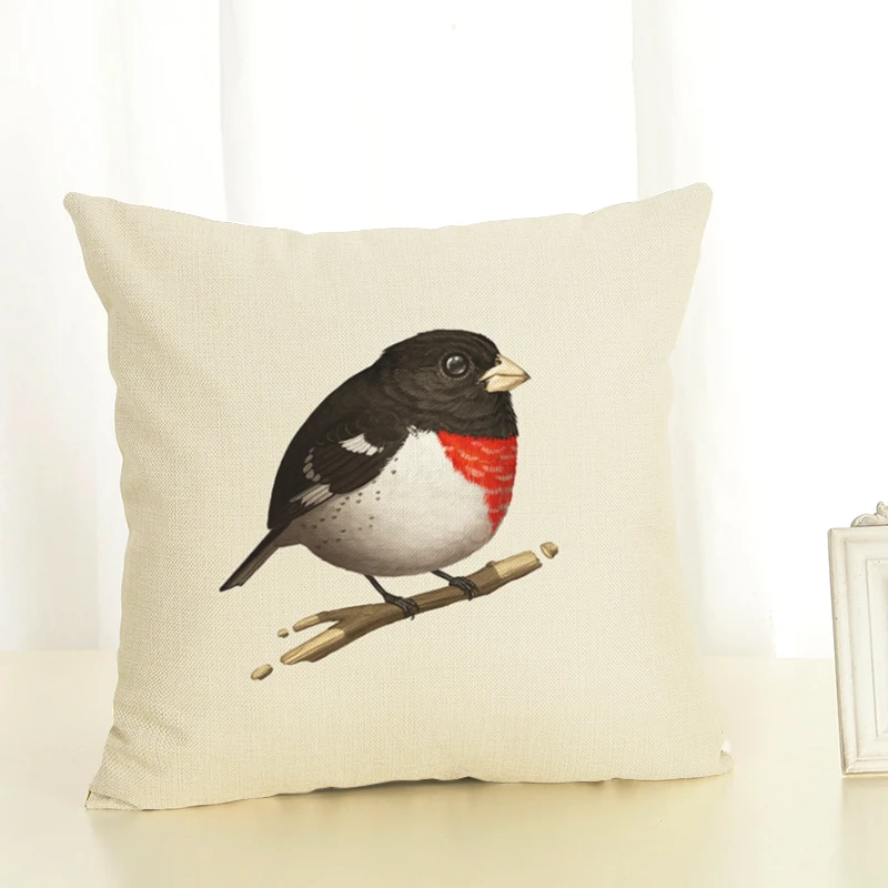 Новый fat bird second серия диванов набор защитных подушек льняная наволочка | Дом и сад