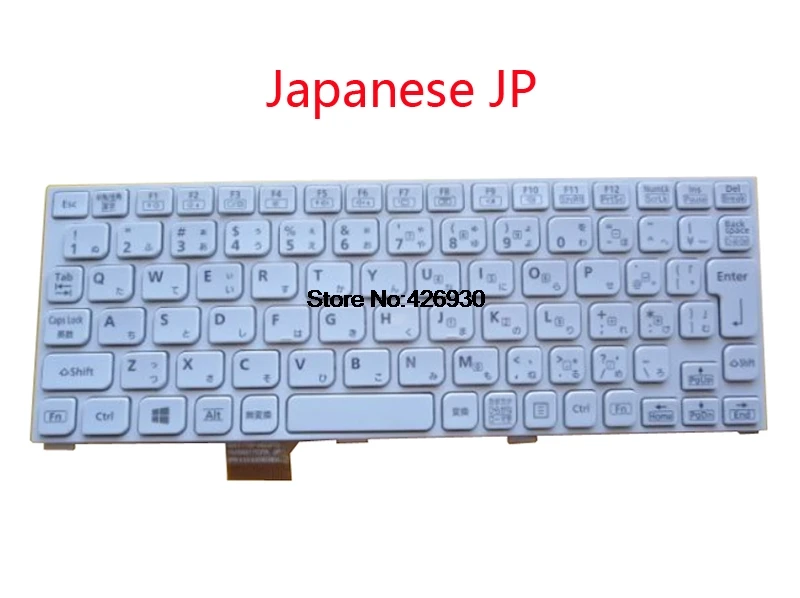 Japanese JP white Клавиатура ноутбука для цифрового фотоаппарата Panasonic CF-AX1 CF-AX2 CF-AX3 CF-AX4 AX1 AX2 AX3 AX4 японский JP JA Белый и - Цвет: Japanese JP white