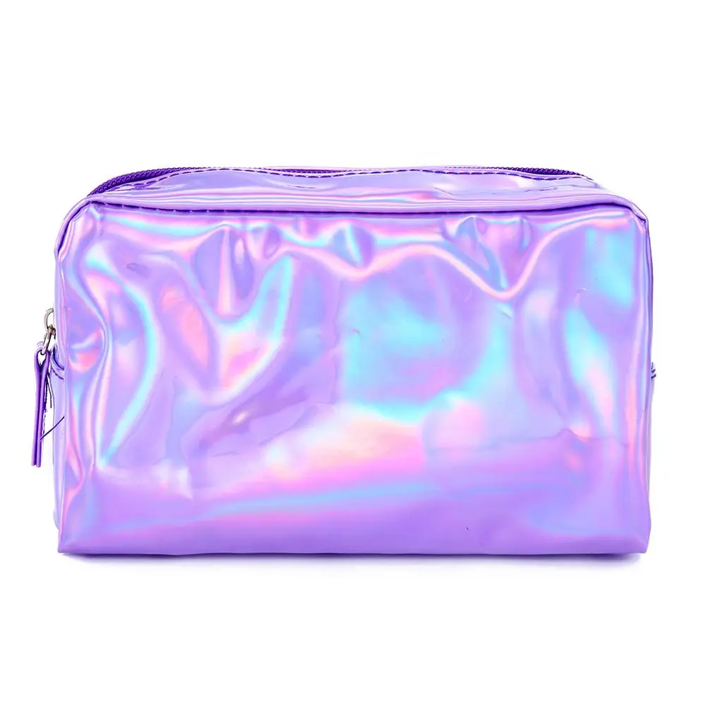 

1Pc Laser Pencil Bag Large Capacity Zipper Pencil Bag Stationery Organizer Case Makeup Cosmetic Bag School Supplies Kids Gift