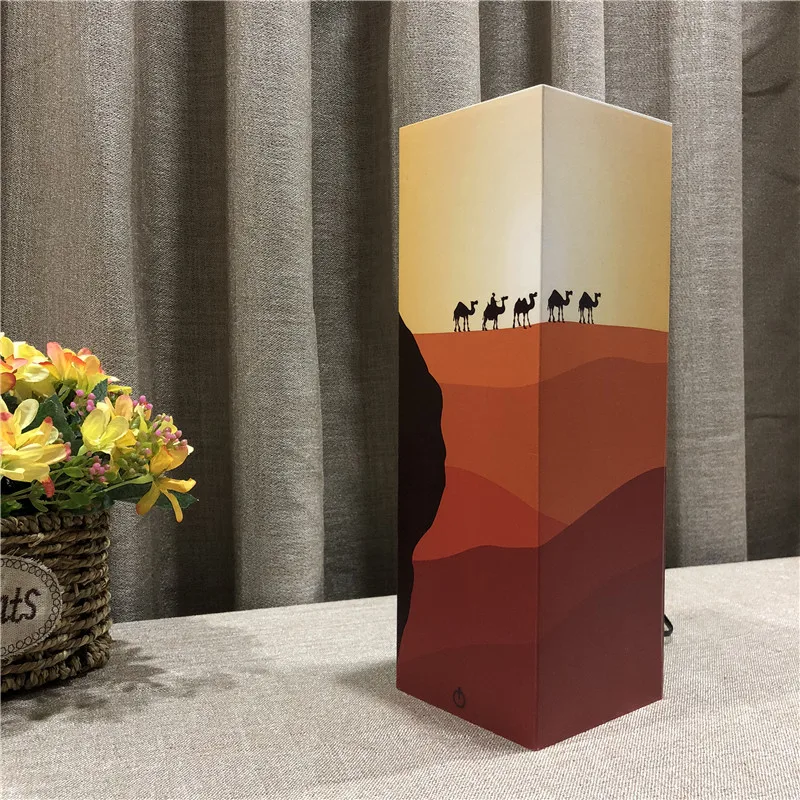 Sharelife Creative Warm White Rock Climbing Paper Shadow USB Night Light Home Room Atmosphere Lamp Children's Birthday Gift 1084 | Лампы и